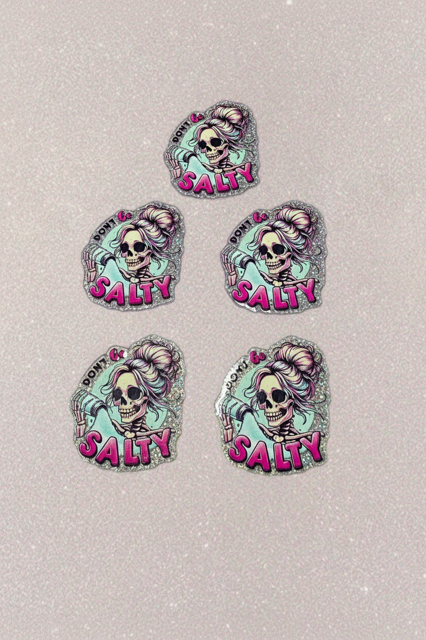 Don’t be salty Acrylic Flat backs