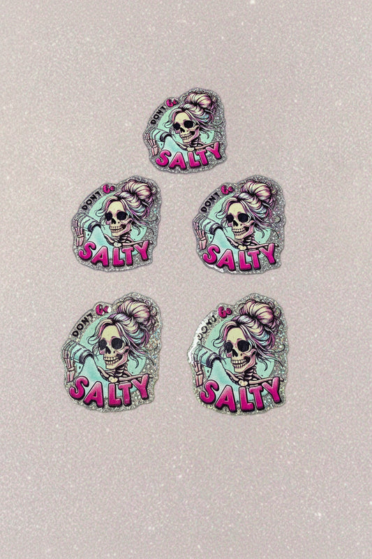 Don’t be salty Acrylic Flat backs