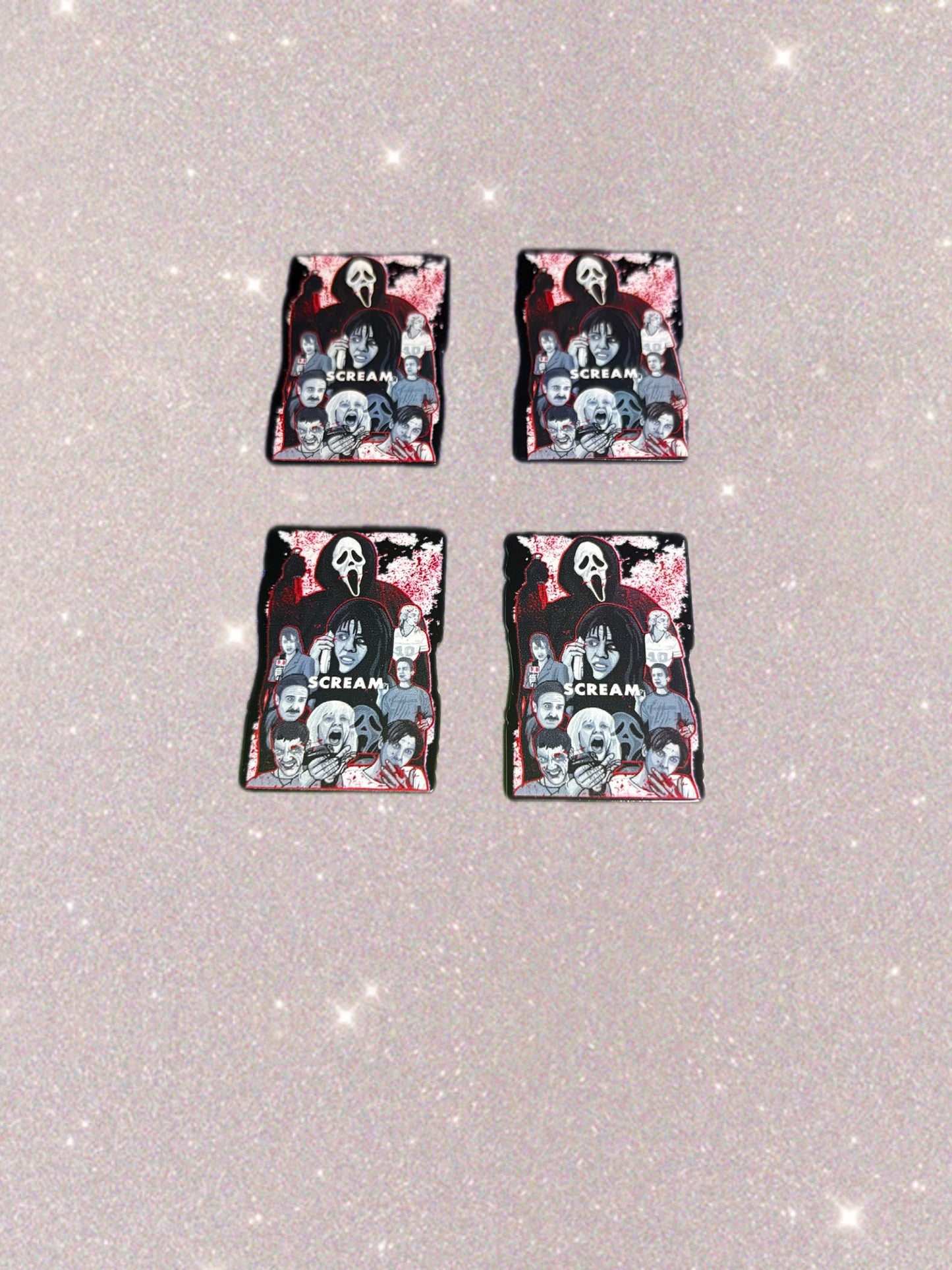 Scream Acrylic Flat backs