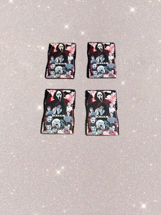 Scream Acrylic Flat backs