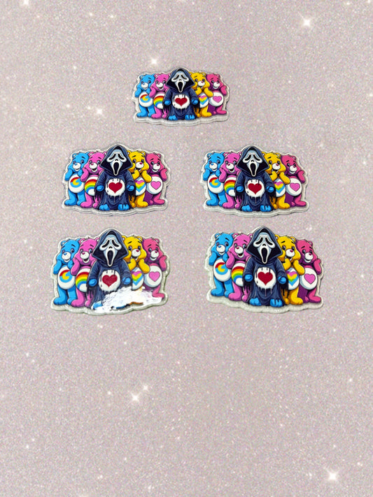 Care bear Scream Acrylic Flat backs